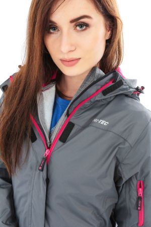 Hi-Tec Kurtka damska Lady Mons Moon Grey/Bright Pink r. S 6