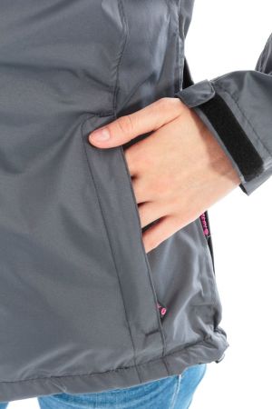 Hi-Tec Kurtka damska Lady Mons Moon Grey/Bright Pink r. S 10
