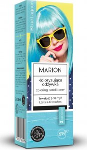 MARION Koloryzująca Odżywka do włosów (5-10 myć) - Blue Lagoon  1op.-(2x35ml) 1