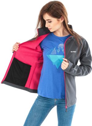 Hi-Tec Kurtka damska Lady Lucari Moon Grey/Bright Pink r. S 12