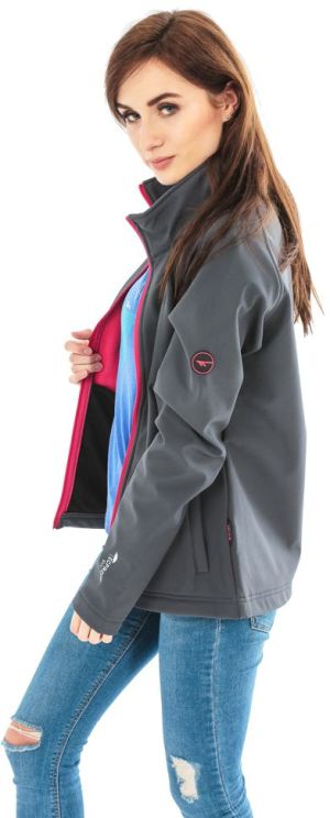 Hi-Tec Kurtka damska Lady Lucari Moon Grey/Bright Pink r. S 13