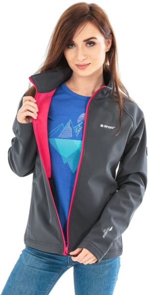 Hi-Tec Kurtka damska Lady Lucari Moon Grey/Bright Pink r. S 7