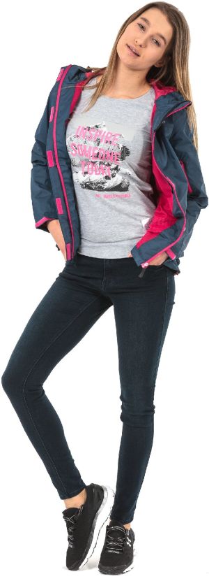 Hi-Tec Kurtka damska Lady Mons Insignia Blue/Bright Rose r. S 2