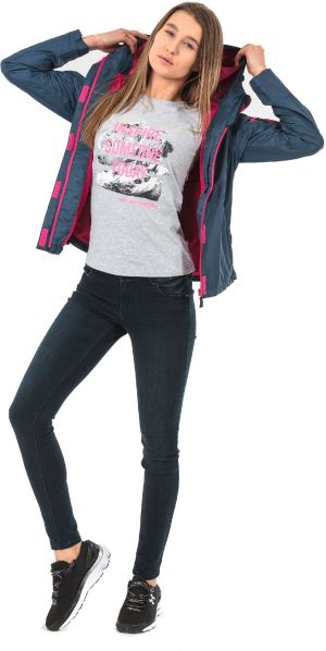 Hi-Tec Kurtka damska Lady Mons Insignia Blue/Bright Rose r. S 3