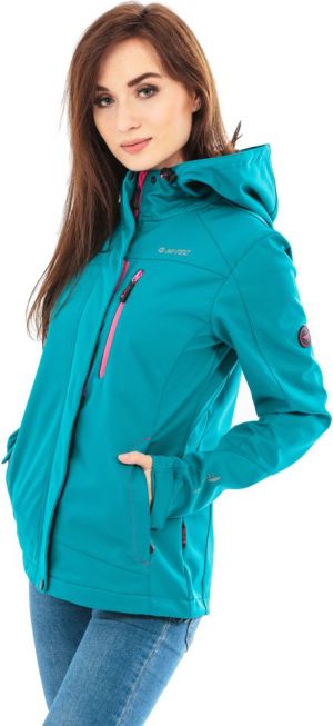 Hi-Tec Kurtka damska LADY MARISA SOFTSHELL Tecproof 8 000 HARBOR BLUE/HONEYSUCKLE r. L 12