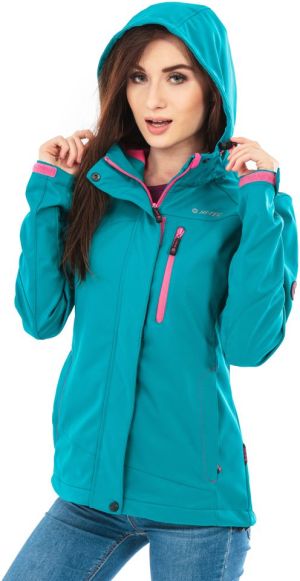 Hi-Tec Kurtka damska LADY MARISA SOFTSHELL Tecproof 8 000 HARBOR BLUE/HONEYSUCKLE r. L 6