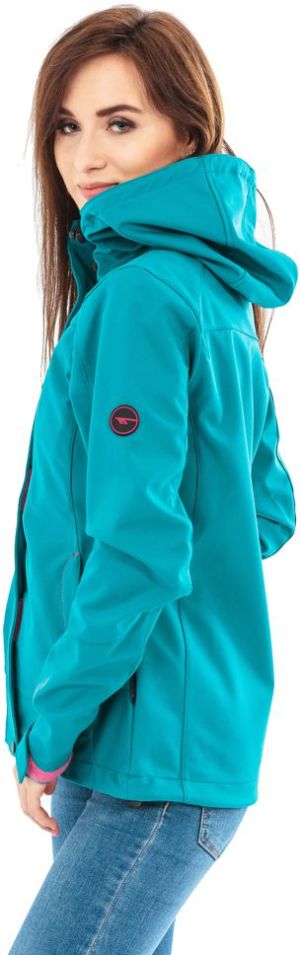Hi-Tec Kurtka damska LADY MARISA SOFTSHELL Tecproof 8 000 HARBOR BLUE/HONEYSUCKLE r. L 7