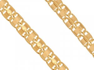 Lovrin Złoty łańcuszek 585 dmuchany bismark 50cm  13,80g 1