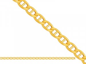 Lovrin Złoty łańcuszek 585 Gucci diamentowana 50cm 2.30g 1
