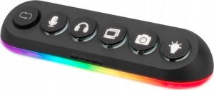 HUB USB Streamplify Streamplify HUB DECK 5, 4x USB 3.0, 1x USB 2.0, RGB, 12V, EU-Netzkabel - schwarz 2