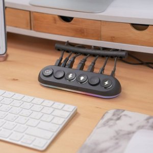 HUB USB Streamplify Streamplify HUB DECK 5, 4x USB 3.0, 1x USB 2.0, RGB, 12V, EU-Netzkabel - schwarz 7