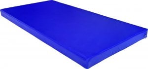 UnderFit Materac gimnastyczny 1-częściowy 120 cm x 60 cm x 6 cm niebieski 1