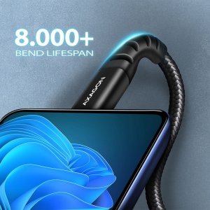 Kabel USB Axagon USB-C - USB-C 1.5 m Czarny (BUCM-CM15AB) 4