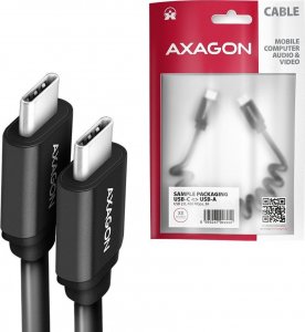 Kabel USB Axagon USB-C - USB-C 1.1 m Czarny (BUCM-CM20TB) 7