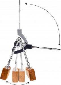 Kadax Wieszaki Drewniane Na Spodnie Podwójne 6szt 4