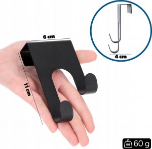 Kadax Wieszak Haczyk Na Drzwi Łazienkowe Kabinę Szafkę 7