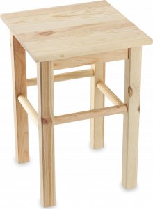 Kadax Taboret Stołek Kuchenny Drewniany Krzesło 43,5 cm 4