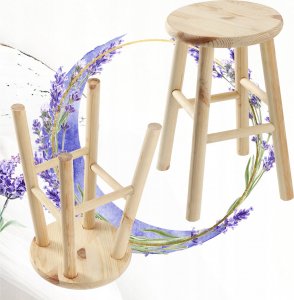 Kadax Taboret Kuchenny Drewniany 46 cm 7