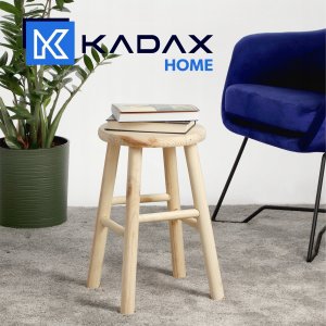 Kadax KADAX Taboret Stołek Drewniany Krzesło 46cm 2szt 2