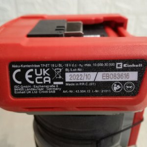 Frezarka Einhell TP-ET 18 Li BL 18 V 10