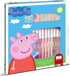 Multiprint MULTIPRINT PEPPA PIG PIECZĄTKI I PISAKI (18) DO KOLOROWANIA 1