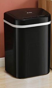 Kosz na śmieci Mozos bezdotykowy czarny (LJT02-BK) 3