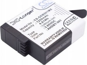 Cameron Sino Akumulator Bateria Typu Ahdbt-501 Do Gopro Hero 5 6 7 Black / Cs-gdb501mx 1