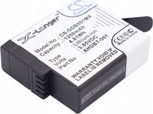 Cameron Sino Akumulator Bateria Typu Ahdbt-501 Do Gopro Hero 5 6 7 Black / Cs-gdb501mx 2