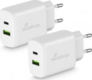 Ładowarka MediaRange POWER ADAPTER USB/USB-C 25W/MRMA112 MEDIARANGE 2