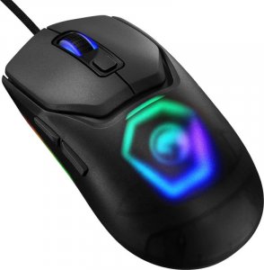 Mysz Marvo Marvo Mysz FIT LITE G1, 12000DPI, optyczna, 7kl., przewodowa USB, szara, do gry, podświetlenie RGB 2
