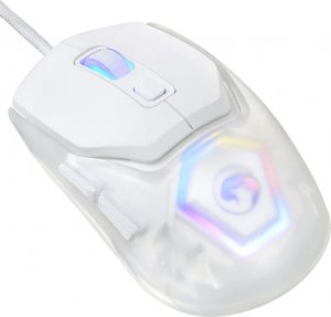 Mysz Marvo Marvo Mysz FIT LITE G1, 12000DPI, optyczna, 7kl., przewodowa USB, biała, do gry, podświetlenie RGB 3