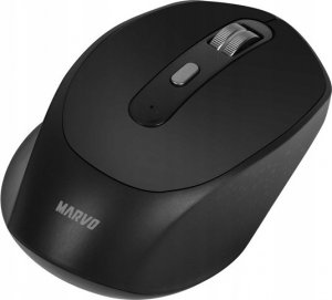 Mysz Marvo Marvo Mysz WM106W BK, 1600DPI, Bluetooth a 2,4GHz, optyczna, 6kl., bezprzewodowa, czarna, wbudowany akumulator, biurowa, cicha, DU 1