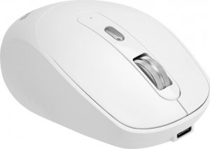 Mysz Marvo Marvo Mysz WM106W WH, 1600DPI, Bluetooth a 2,4GHz, optyczna, 6kl., bezprzewodowa, biała, wbudowany akumulator, biurowa, cicha, DUA 3