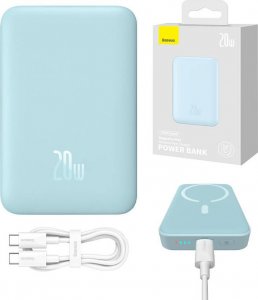 Powerbank Baseus Magnetic Mini 20W 10000mAh Niebieski 3