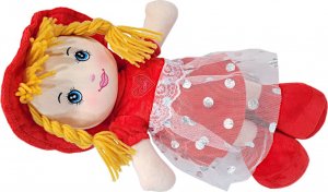tomdorix Lalka Szmacianka ZUZIA Mówiąca i Śpiewająca Po Polsku Z Falbanką 6