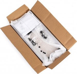 ModernHome Regał drewniany nowoczesny szafka nocna 2 półki LOFT 9