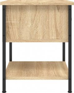 vidaXL Szafka nocna, dąb sonoma, 34x35,5x45cm, materiał drewnopochodny 7