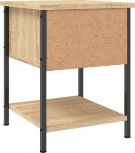 vidaXL Szafka nocna, dąb sonoma, 34x35,5x45cm, materiał drewnopochodny 8