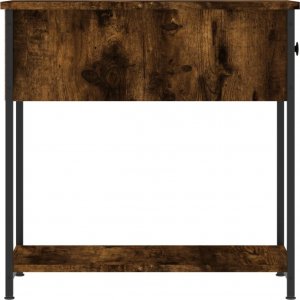 vidaXL Szafka nocna, przydymiony dąb, 30x60x60 cm 7