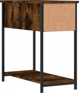 vidaXL Szafka nocna, przydymiony dąb, 30x60x60 cm 8