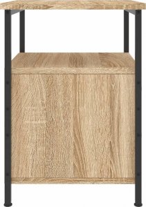 vidaXL Szafka nocna, dąb sonoma, 34x35,5x50cm, materiał drewnopochodny 7