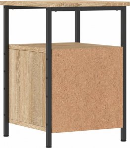 vidaXL Szafka nocna, dąb sonoma, 34x35,5x50cm, materiał drewnopochodny 8