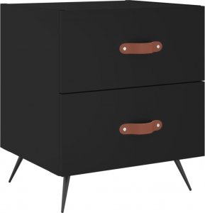 vidaXL Szafki nocne, 2 szt., czarne, 40x35x47,5 cm 5