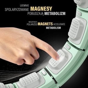 HMS Hula Hop z magnesami i obciążnikiem + licznik HHM13 3