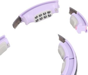 HMS Hula hop fioletowe z magnesami i obciążnikiem + licznik HHM13 14