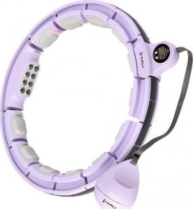 HMS Hula hop fioletowe z magnesami i obciążnikiem + licznik HHM13 9