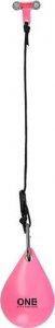 One Fitness Hula hop z wypustkami i obciążnikiem OHA02 różowe 7