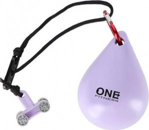 One Fitness Hula hop z wypustkami i obciążnikiem OHA02 fioletowe 10