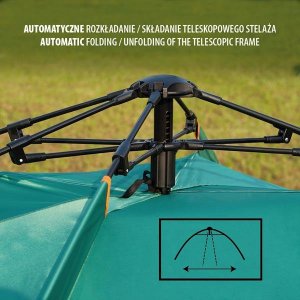 Namiot turystyczny Nils Extreme NC7819 ZIELONY NAMIOT SHADOW NILS CAMP 7