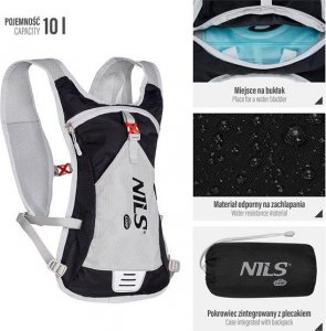 Nils Extreme NC1708 CZARNY PLECAK BIEGOWY TRIPPER NILS CAMP 12